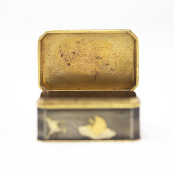 Japanese Shakudo Pill Box | Kozan - Image 10