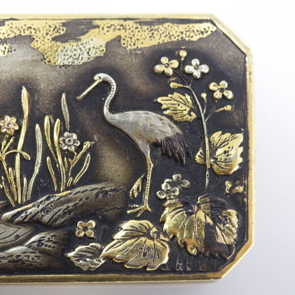 Japanese Shakudo Pill Box | Kozan - Image 12