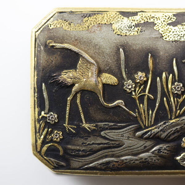 Japanese Shakudo Pill Box | Kozan - Image 13