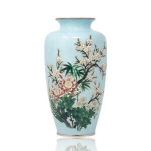 Japanese Cloisonne Enamel Vase | Sato