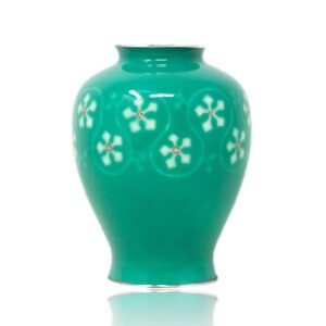 Japanese Musen Wireless Cloisonne Enamel Vase | Ando Company