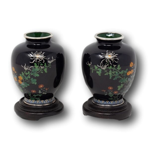 Overview of the Japanese Cloisonne Enamel Vases Ando Company (att.)