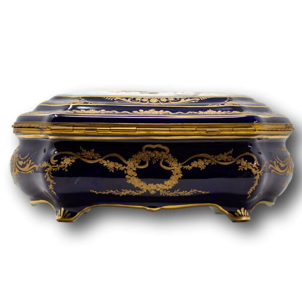 Rear profile of the Sevres Porcelain Box