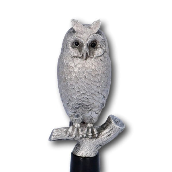 Close up of the Owl of the Novelty Owl Figure Edward Barnard and Sons Ltd