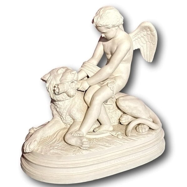 Overview of the Power of Love Parian Ware Figure
