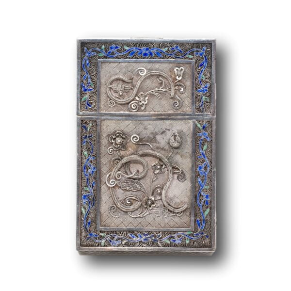 Overview of the Chinese Silver & Enamel Card Case