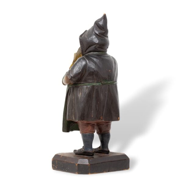 Rear overview of the Swiss Black Forest Gnome Tobacco Jar